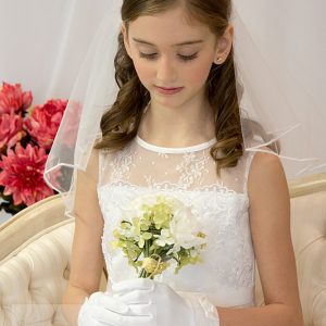 First Communion Crown Tiara with Crystals