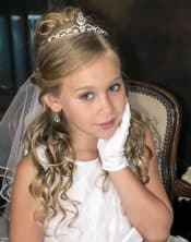 Irish First Communion Veils & Tiaras