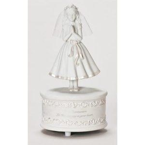 girls first communion music box