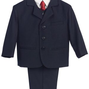 Boys First Communion Suit Navy Blue