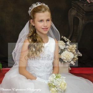 white first communion dresses size 7