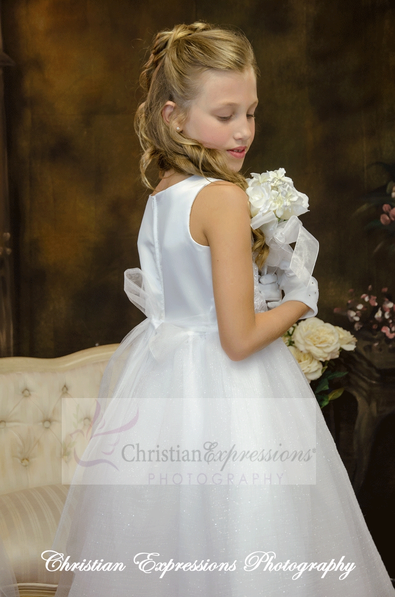 white first holy communion dresses size 8