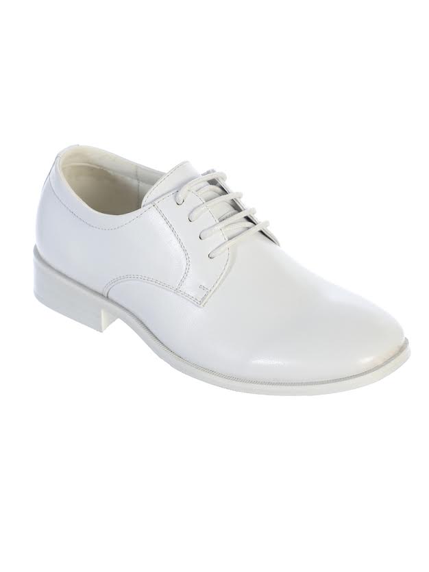 Boys White Patent Leather First Communion Shoes | Boys White First Holy ...