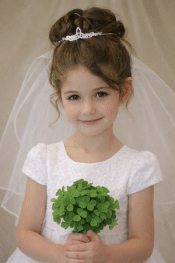 Irish Celtic Knot Communion Tiara-T816