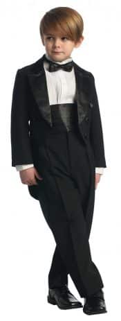 Boys Black First Communion Tuxedo Suit