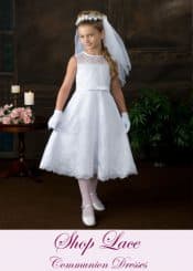 Lace First Communion Dresses