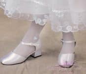 Irish First Communion Hosiery with Shamrocks