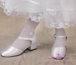 Irish First Communion Hosiery with Shamrocks