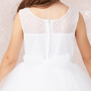 First-Communion-Dress-Diagonal-Embroidery-with-Lace-Accent-back-close