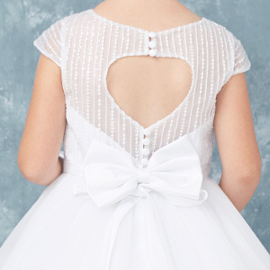 First-Communion-Dress-with-Vertical-Embroidery-and-Lace-Applique-back-close