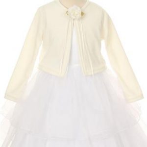 Ivory First Communion Cardigan Sweater for Girls