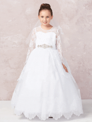 Stunning-Long-Length-First-Communion-Dress-with-Long-Lace-Sleeves