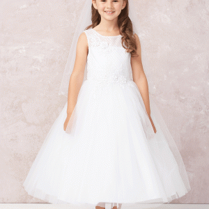 White-First-Communion-Dress-Diagonal-Embroidery-with-Lace-Accent