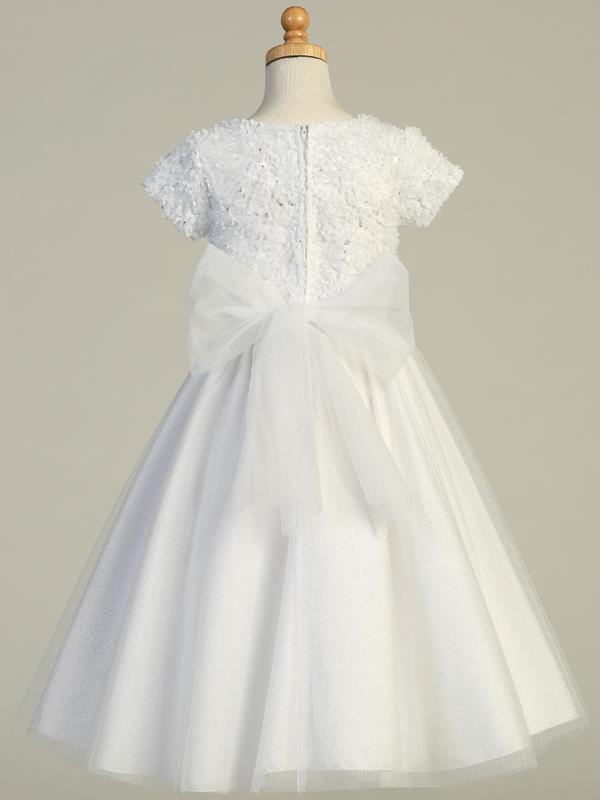Chiffon First Communion Dress with Tulle | Buy Chiffon Communion ...