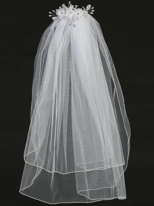 communion veil with comb