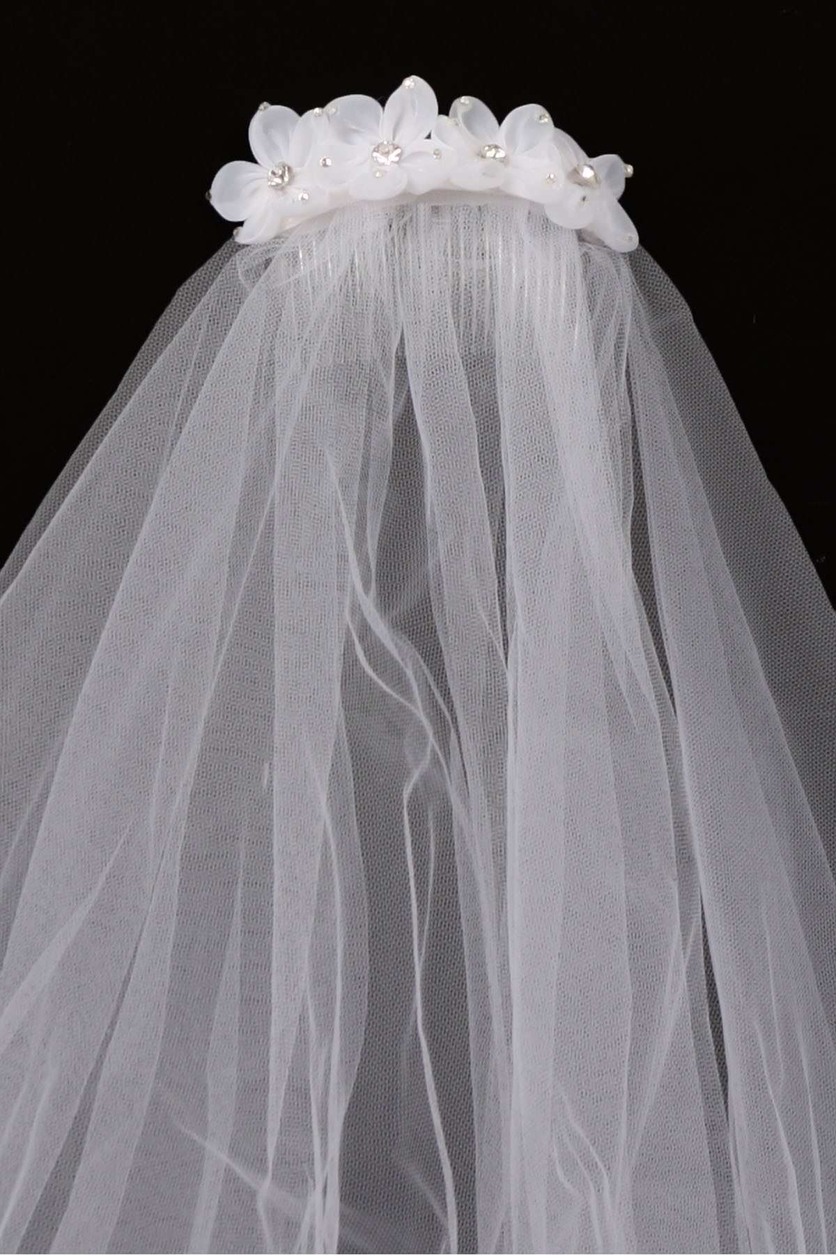 communion veil with comb