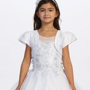 Spanish First Communion Gown with Our Lady of Guadalupe with Jacket
