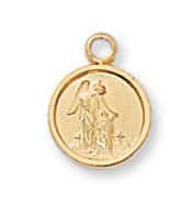 Gold over Sterling Miraculous Pendant