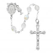 Crystal Communion Rosary Boxed
