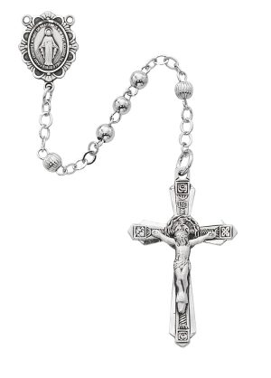 All Sterling Rosary Boxed