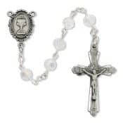 Crystal Communion Rosary Boxed