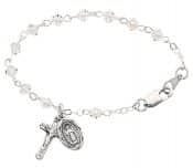 5 1/2in Crystal Baby Bracelet