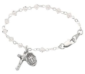 5 1/2in Crystal Baby Bracelet
