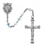 Crystal Swarovski Bead Rosary Boxed