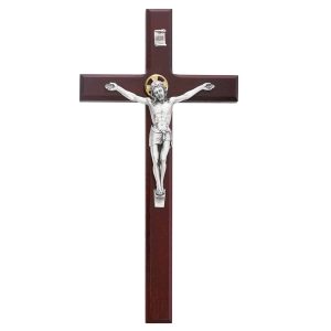 12 in. Cherry Crucifix Boxed