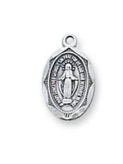 Sterling Miraculous Baby Pendant Boxed