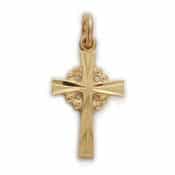 Gold over Sterling Silver Celtic Cross