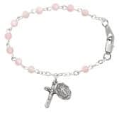 5 1/2in Pink Baby Bracelet