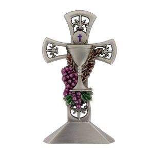 4in Standing Communion Cross Boxed