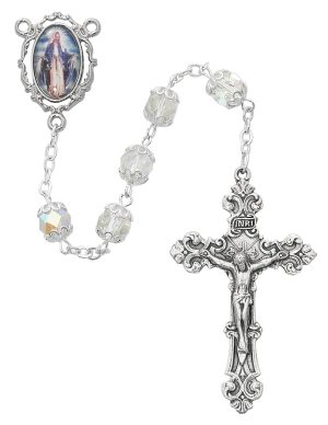 Lady of Grace Decal Rosary Boxed