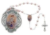 Guardian Angel Box and Pink Rosary