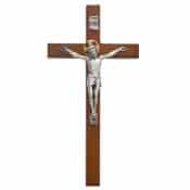 10 in. Cherry Wood Crucifix Boxed