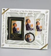 Marian Children's Mass Book KATHY FINCHER BLESSINGS DELUXE FIRST COMMUNION SET BOY