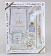 Marian Children's Mass Book First Communion Deluxe Presentation Set Girl