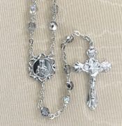 Round Crystal Aurora Borealis Rosary Beads