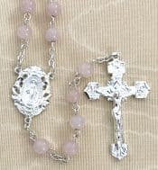 Rose Quartz Rosary Beads