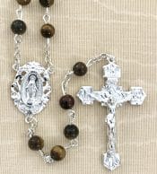 Tigers Eye Gemstone Rosary Bads