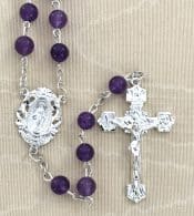 Amethyst Gemstone Rosary Beads