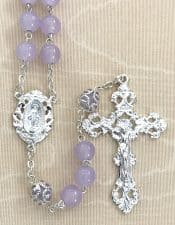 Amethyst Romagna Rosary Beads Capped Our Father