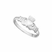 Children's Sterling Silver Irish Claddagh Ring