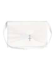 Girls First Communion Purse with Rhinestone Cross