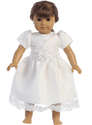 American Girl First Communion Doll Dress Matches Dress SP167