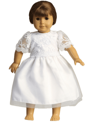 American Girl First Communion Doll Dress Matches Dress SP189