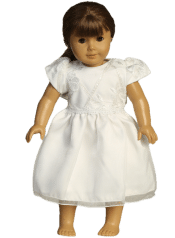 American Girl First Communion Doll Dress Matches Dress SP205