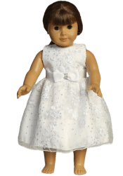 American Girl First Communion Doll Dress Matches Dress SP214