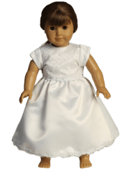 American Girl First Communion Doll Dress Matches Dress SP221